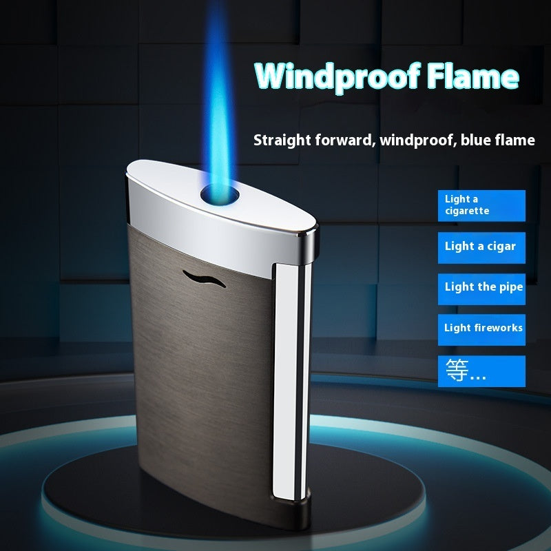 Thin stylish jet flame lighter