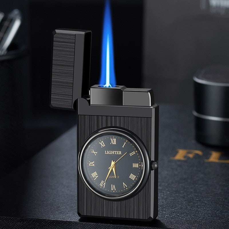 Unique clock jet flame lighter