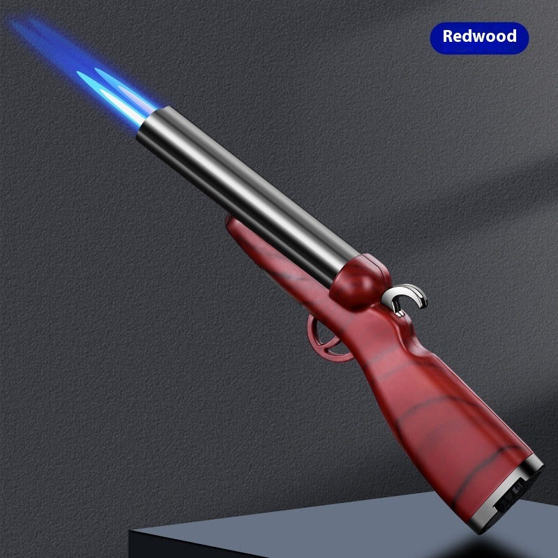 Double barrel shotgun style lighter
