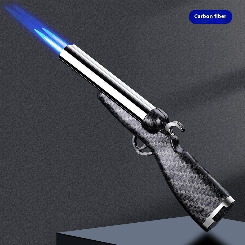 Double barrel shotgun style lighter
