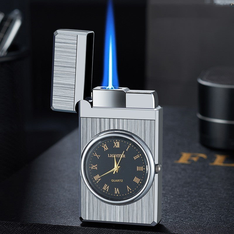 Unique clock jet flame lighter
