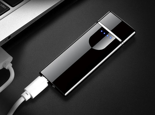 Digital thin cigarette lighter