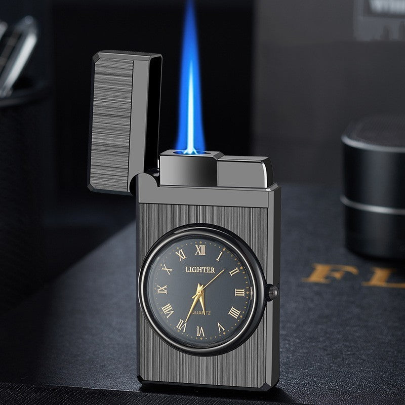 Unique clock jet flame lighter