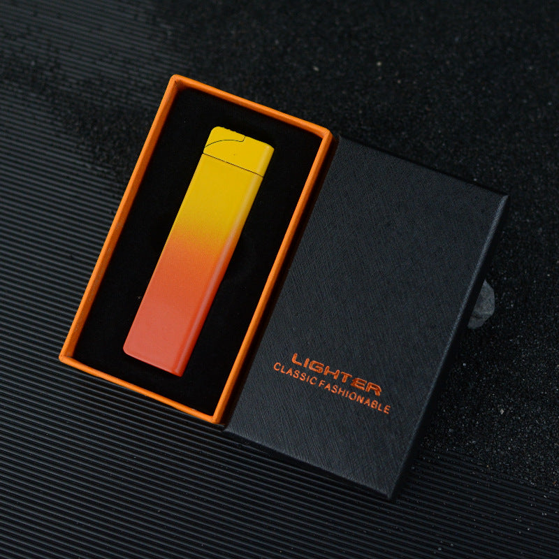 Slim jet flame lighter