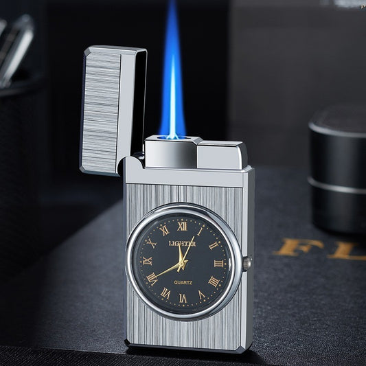 Unique clock jet flame lighter